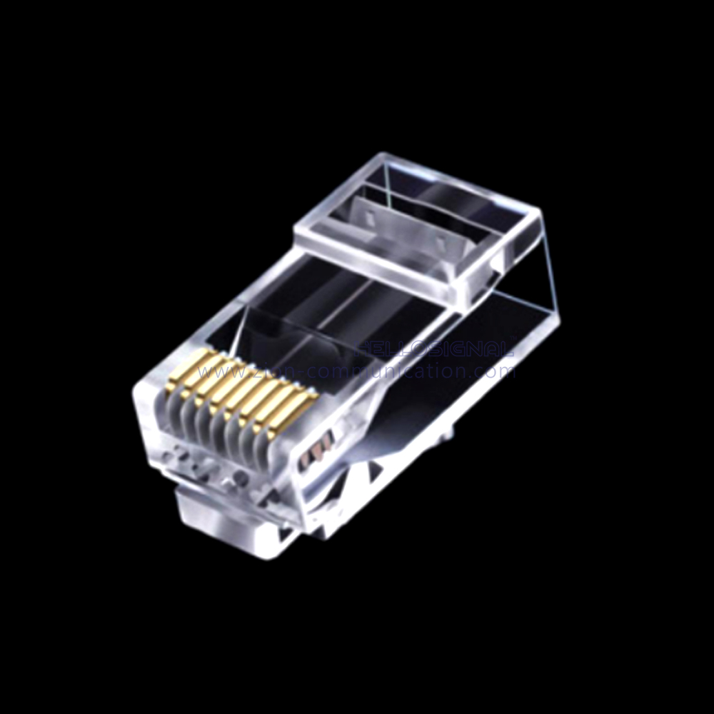 Everest Media Solutions Conectores Pass Through RJ45 Cat6 con Botas de